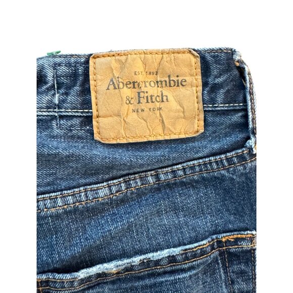 Abercrombie & Fitch Distressed Mens Jeans W30 L30 Blue Vintage Style Casual Deni - Picture 7 of 9
